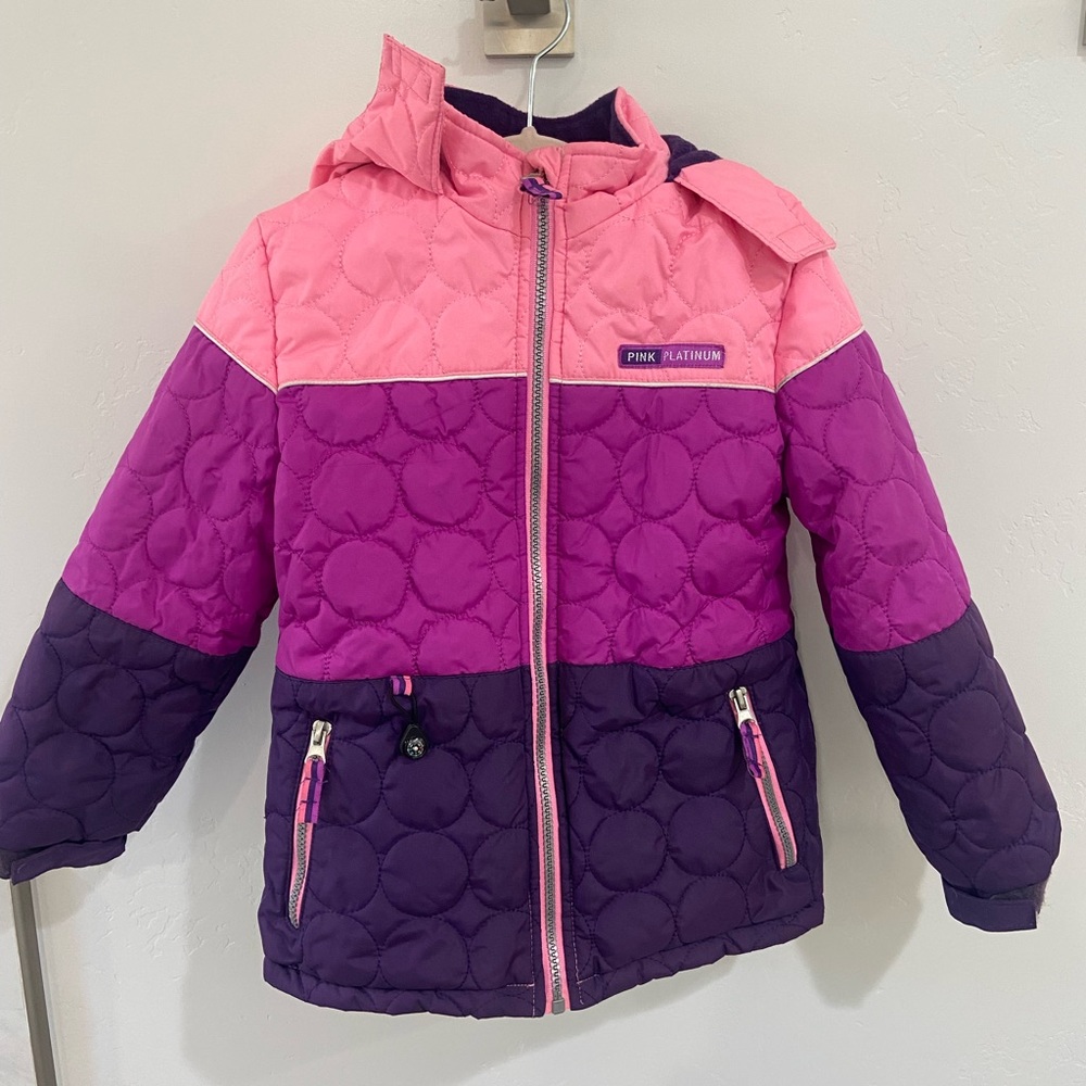Pink Platinum Advance Winter Coat Pink Purple 5/6